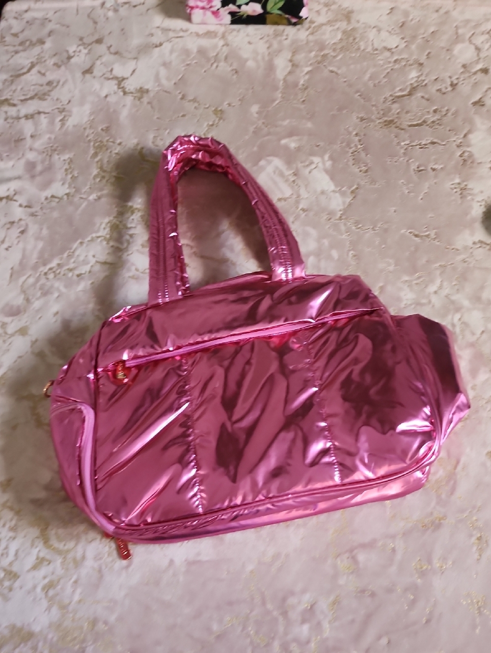 VACAY | Metallic Pink Women’s Tote Bag